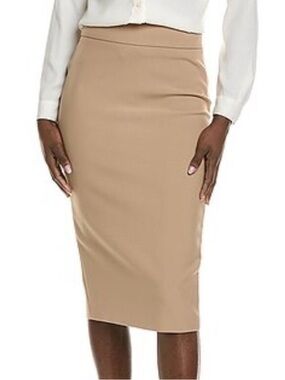 Peserico Beige Pencil Skirt Sz 44 / 8
